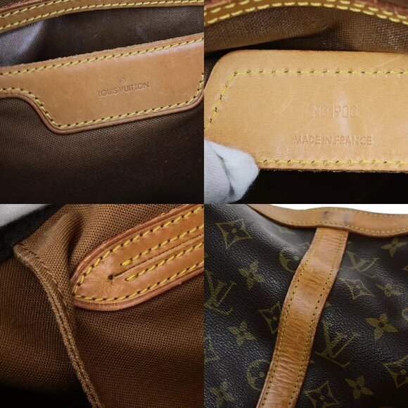 LOUIS VUITTON Flanerie 45 Shoulder Bag Monogram Leather Brown - Picture 2 of 16